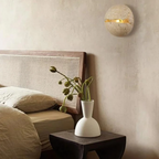 Valento Luxury Natural Stone Wall Lamp With Velvet Finish