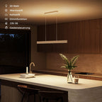 Lunara | Contemporary LED Pendant Light for Chic Ambiance | Dufsel