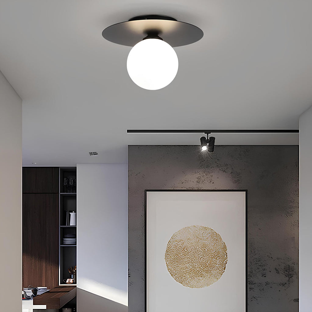 Lunova | Timeless Spherical Gold LED Ceiling Light | Dufsel