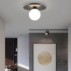 Lunova | Timeless Spherical Gold LED Ceiling Light | Dufsel