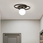 Lunova | Timeless Spherical Gold LED Ceiling Light | Dufsel
