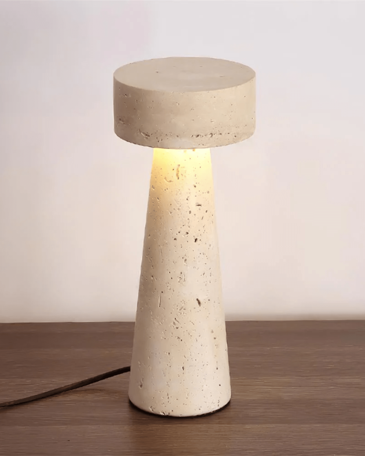 Lunaro | Travertine Table Lamp | Dufsel
