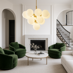 Nordwyn | Scandinavian Glass Sphere Chandelier | Dufsel