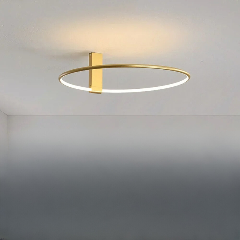 Lumora | Modern Round LED Ceiling Light for Living Room or Bedroom | Dufsel