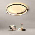 Lumora | Modern Round LED Ceiling Light for Living Room or Bedroom | Dufsel