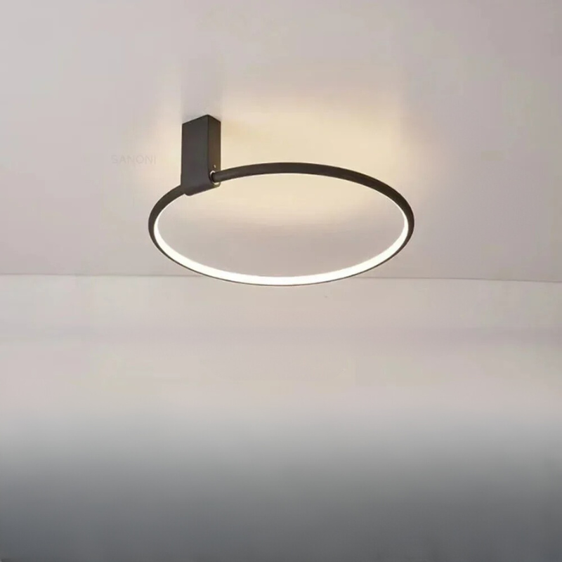 Lumora | Modern Round LED Ceiling Light for Living Room or Bedroom | Dufsel