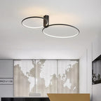 Lumora | Modern Round LED Ceiling Light for Living Room or Bedroom | Dufsel