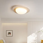 Mirelle | LED Ceiling Light in Cream Travertine | Dufsel