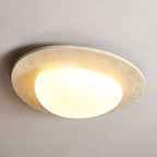 Mirelle | LED Ceiling Light in Cream Travertine | Dufsel