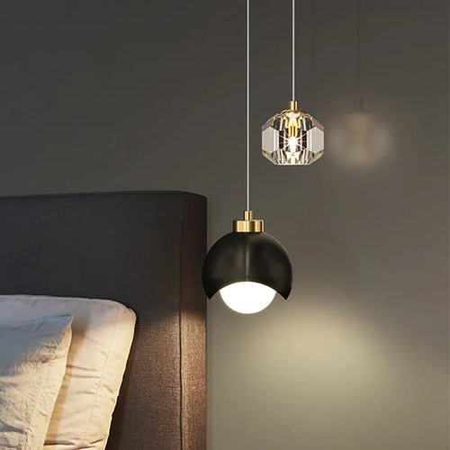 Aurelle | Contemporary LED Pendant Light for Dining Room and Bedroom | Dufsel