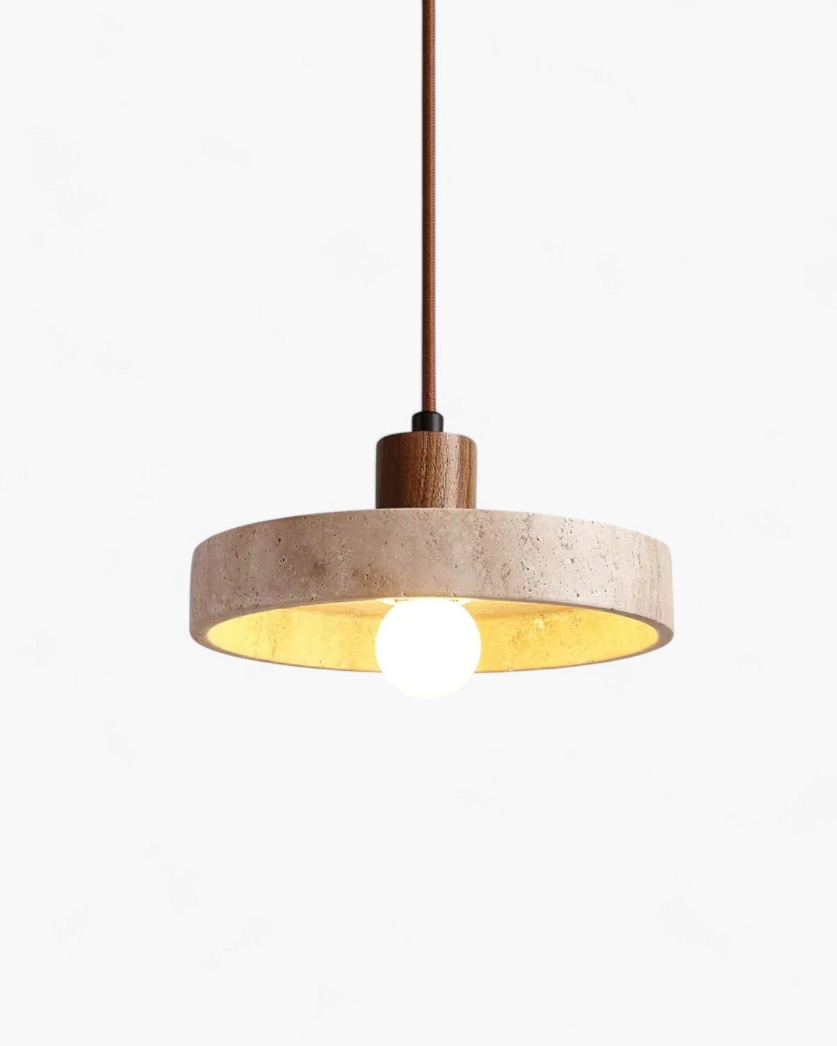 Marceline | Elegant Travertine Ceiling Pendant | Dufsel