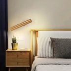 SylvaGlow | Modern Wooden Wall Light Featuring Crack Pattern, LED Warm Light, Wood & Acrylic | Dufsel