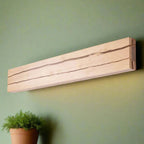 SylvaGlow | Modern Wooden Wall Light Featuring Crack Pattern, LED Warm Light, Wood & Acrylic | Dufsel