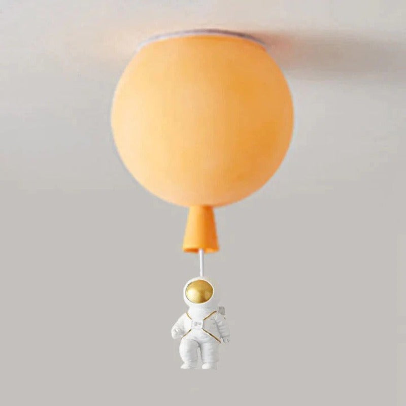 Celestia | LED Ceiling Light in Astronaut Balloon Design, 8 Colors, Playful Style for Kids' Rooms | Dufsel