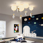 Celestia | LED Ceiling Light in Astronaut Balloon Design, 8 Colors, Playful Style for Kids' Rooms | Dufsel