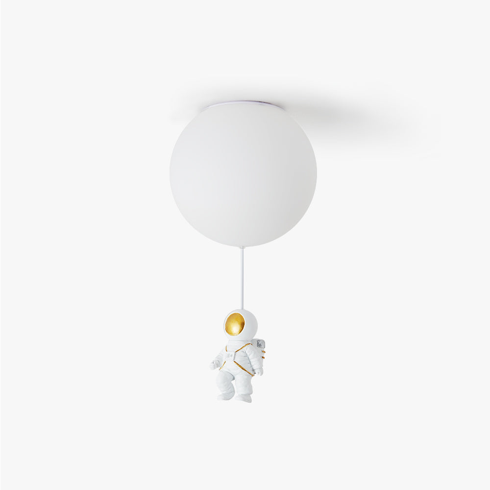 Celestia | LED Ceiling Light in Astronaut Balloon Design, 8 Colors, Playful Style for Kids' Rooms | Dufsel