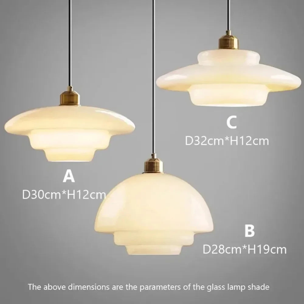 Milk Glass Pendant Light | Dufsel