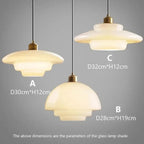 Milk Glass Pendant Light | Dufsel