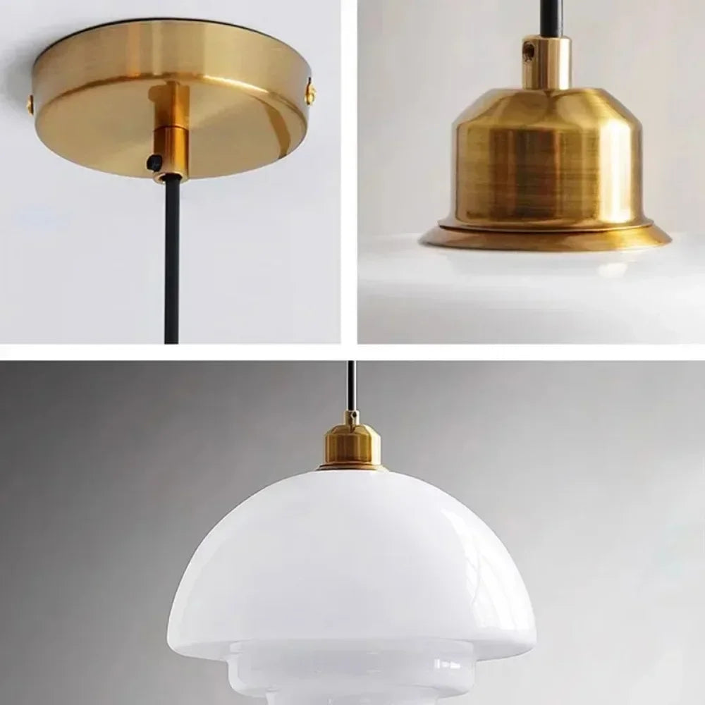 Milk Glass Pendant Light | Dufsel