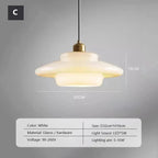 Milk Glass Pendant Light | Dufsel