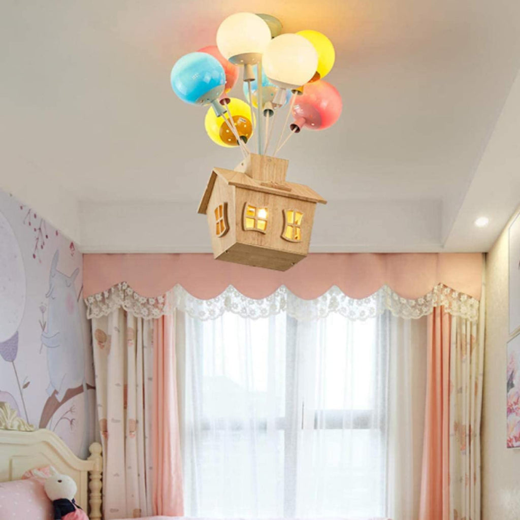 Lunera | Balloon Design LED Ceiling Light For Children's Room, Dimmable With Remote Control | Dufsel