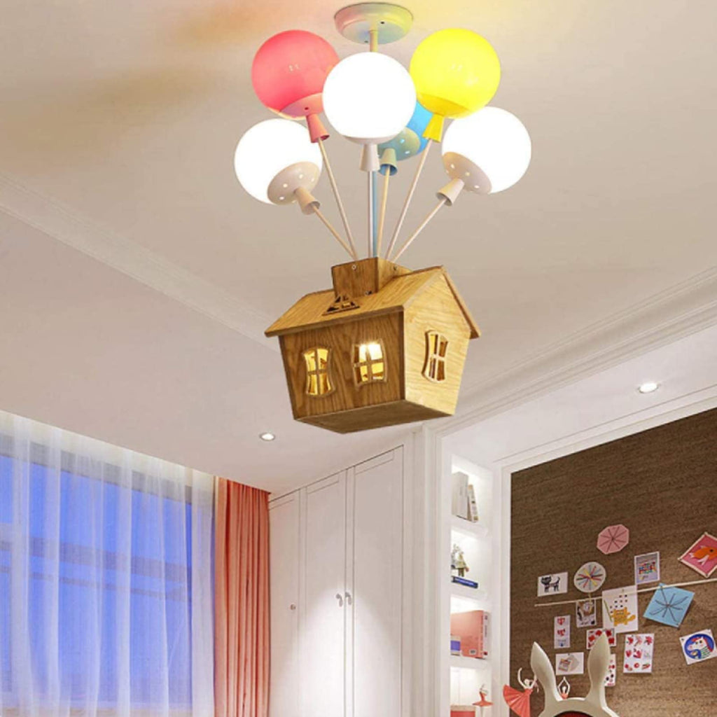 Lunera | Balloon Design LED Ceiling Light For Children's Room, Dimmable With Remote Control | Dufsel
