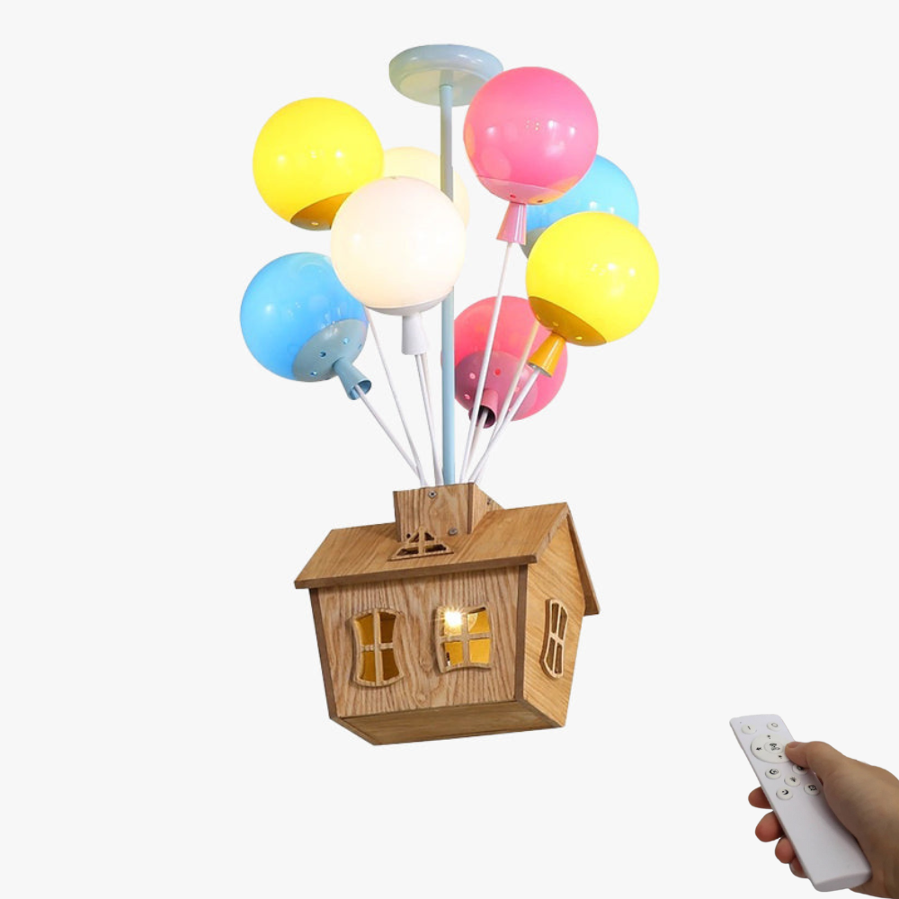 Lunera | Balloon Design LED Ceiling Light For Children's Room, Dimmable With Remote Control | Dufsel