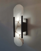 Lumera | Elegant Marble LED Wall Sconce | Dufsel