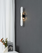 Lumera | Elegant Marble LED Wall Sconce | Dufsel