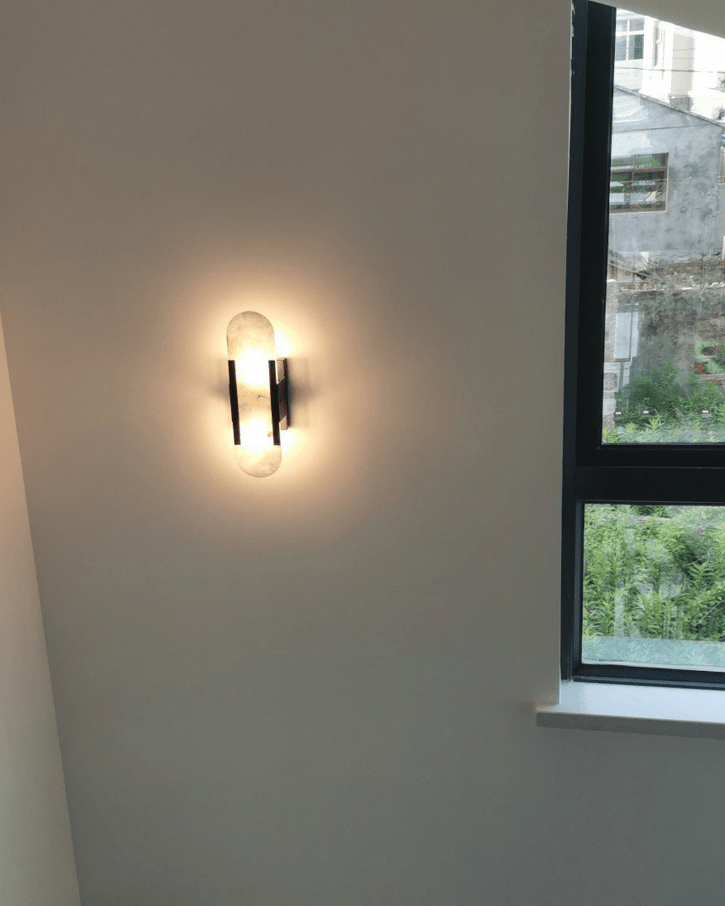 Lumera | Elegant Marble LED Wall Sconce | Dufsel
