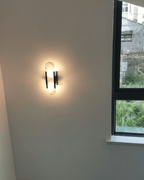 Lumera | Elegant Marble LED Wall Sconce | Dufsel
