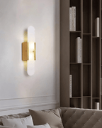 Lumera | Elegant Marble LED Wall Sconce | Dufsel