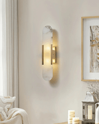Lumera | Elegant Marble LED Wall Sconce | Dufsel