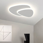 Ardelle | Modern Round LED Ceiling Light In White, Metal & Acrylic, Dimmable | Dufsel