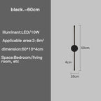 I-Shaped LED Wall Light - Adjustable 3-Tone for Living Room | Dufsel