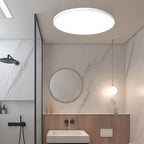 Lumiara | Waterproof Acrylic Ceiling Light in White or Black for Bathroom and Balcony, Modern Design | Dufsel