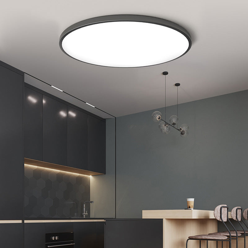 Lumiara | Waterproof Acrylic Ceiling Light in White or Black for Bathroom and Balcony, Modern Design | Dufsel