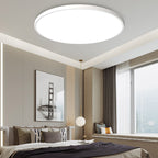 Lumiara | Waterproof Acrylic Ceiling Light in White or Black for Bathroom and Balcony, Modern Design | Dufsel