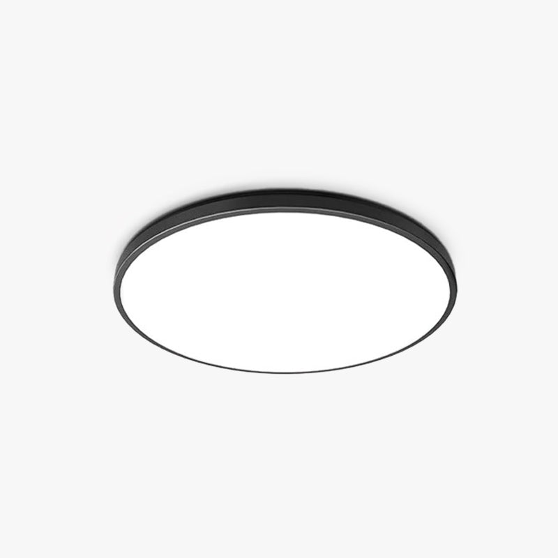Lumiara | Waterproof Acrylic Ceiling Light in White or Black for Bathroom and Balcony, Modern Design | Dufsel
