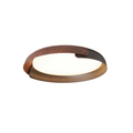 SkandiGlow | Wood-Effect Nordic Ceiling Light | Dufsel