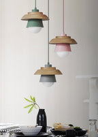 Vestra | Modern Scandinavian Wooden Pendant Light | Dufsel