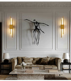 LumaStagger Wireless LED Wall Sconce USB Rechargeable | Dufsel