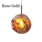 Vireli Lava Glow LED Pendant Light for Modern Living Rooms | Dufsel