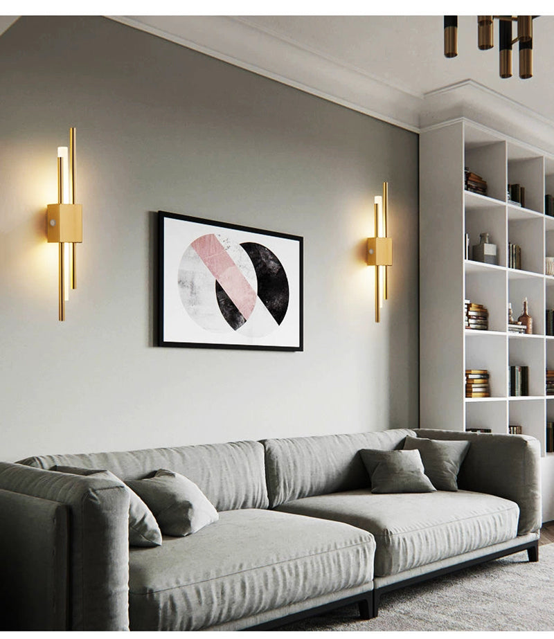 LumaStagger Wireless LED Wall Sconce USB Rechargeable | Dufsel