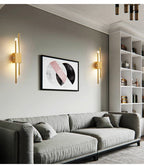 LumaStagger Wireless LED Wall Sconce USB Rechargeable | Dufsel