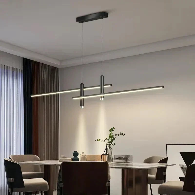 Varello Nordic Slim LED Pendant Light For Dining Rooms | Dufsel