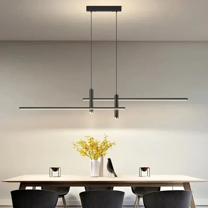 Varello Nordic Slim LED Pendant Light For Dining Rooms | Dufsel
