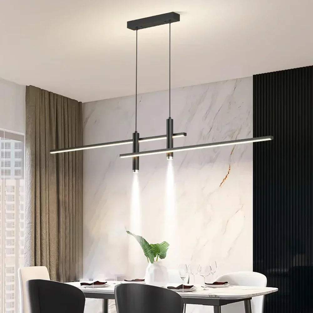 Varello Nordic Slim LED Pendant Light For Dining Rooms | Dufsel
