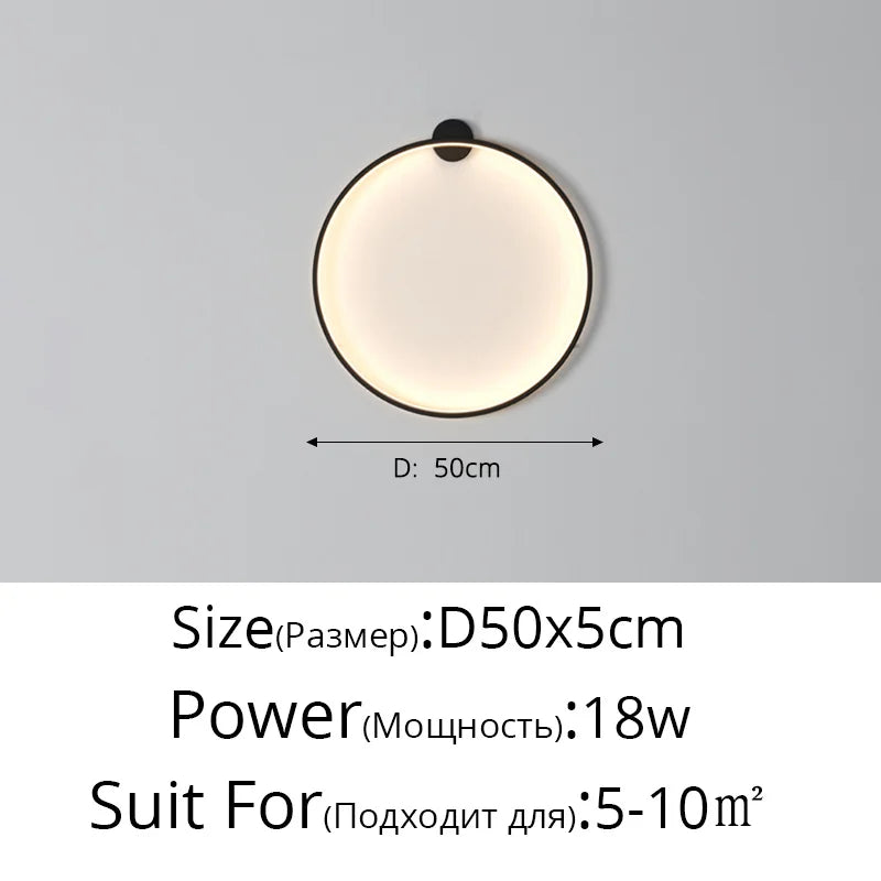 LunaGlow LED Wall Light With Adjustable Brightness | Dufsel