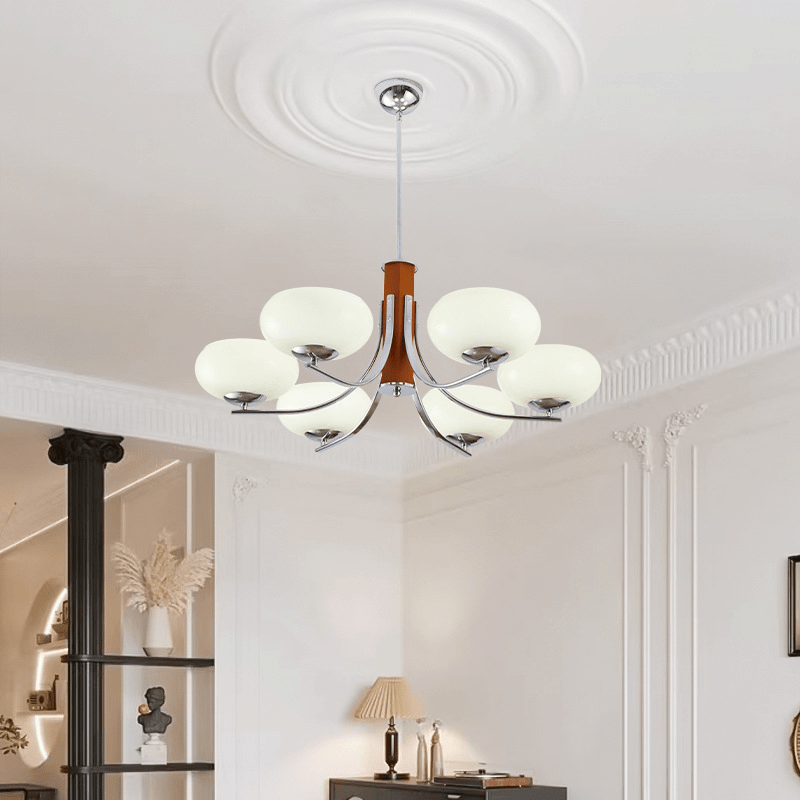 Aurello | Modern Chandelier With Minimalist LED Design | Dufsel